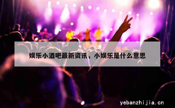 娱乐小酒吧最新资讯，小娱乐是什么意思