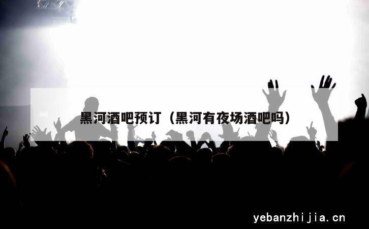 黑河酒吧预订（黑河有夜场酒吧吗）
