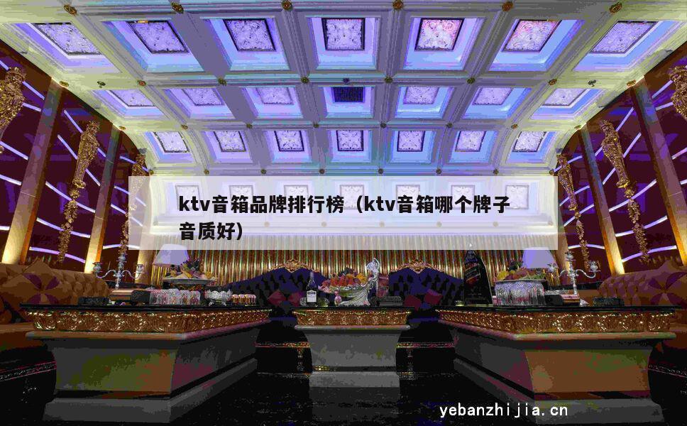ktv音箱品牌排行榜（ktv音箱哪个牌子音质好）
