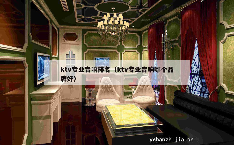 ktv专业音响排名（ktv专业音响哪个品牌好）